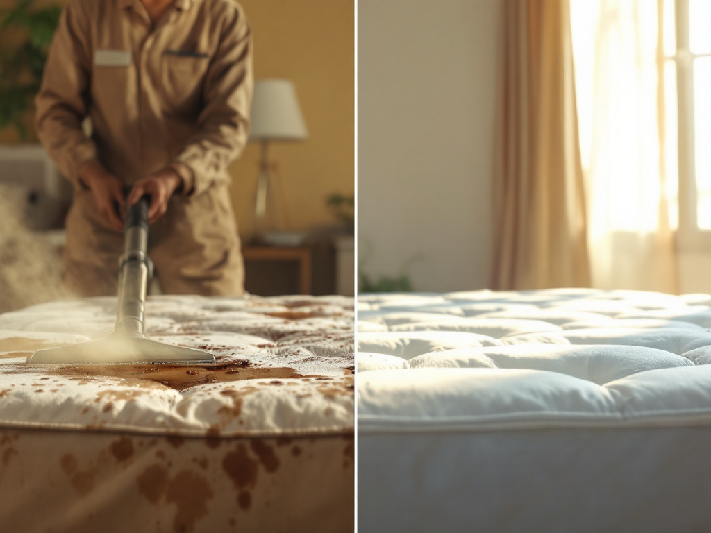 Mattress cleaning process